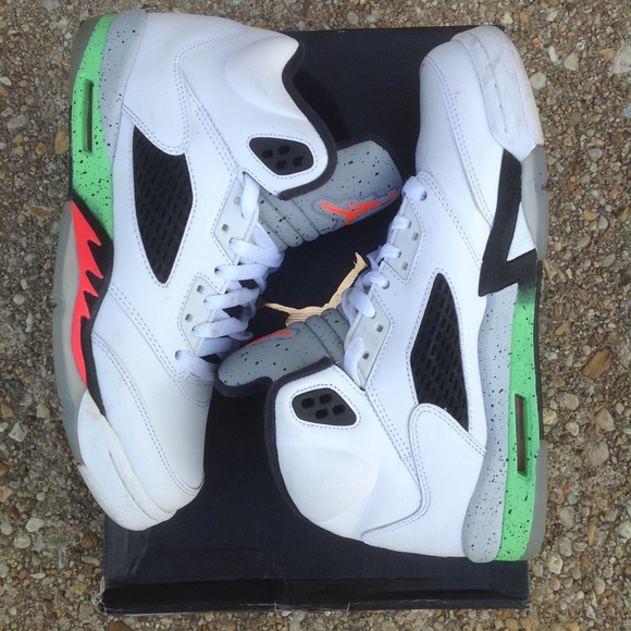 Jordan 5 Retro "Poison Green" - Picture 3 of 5